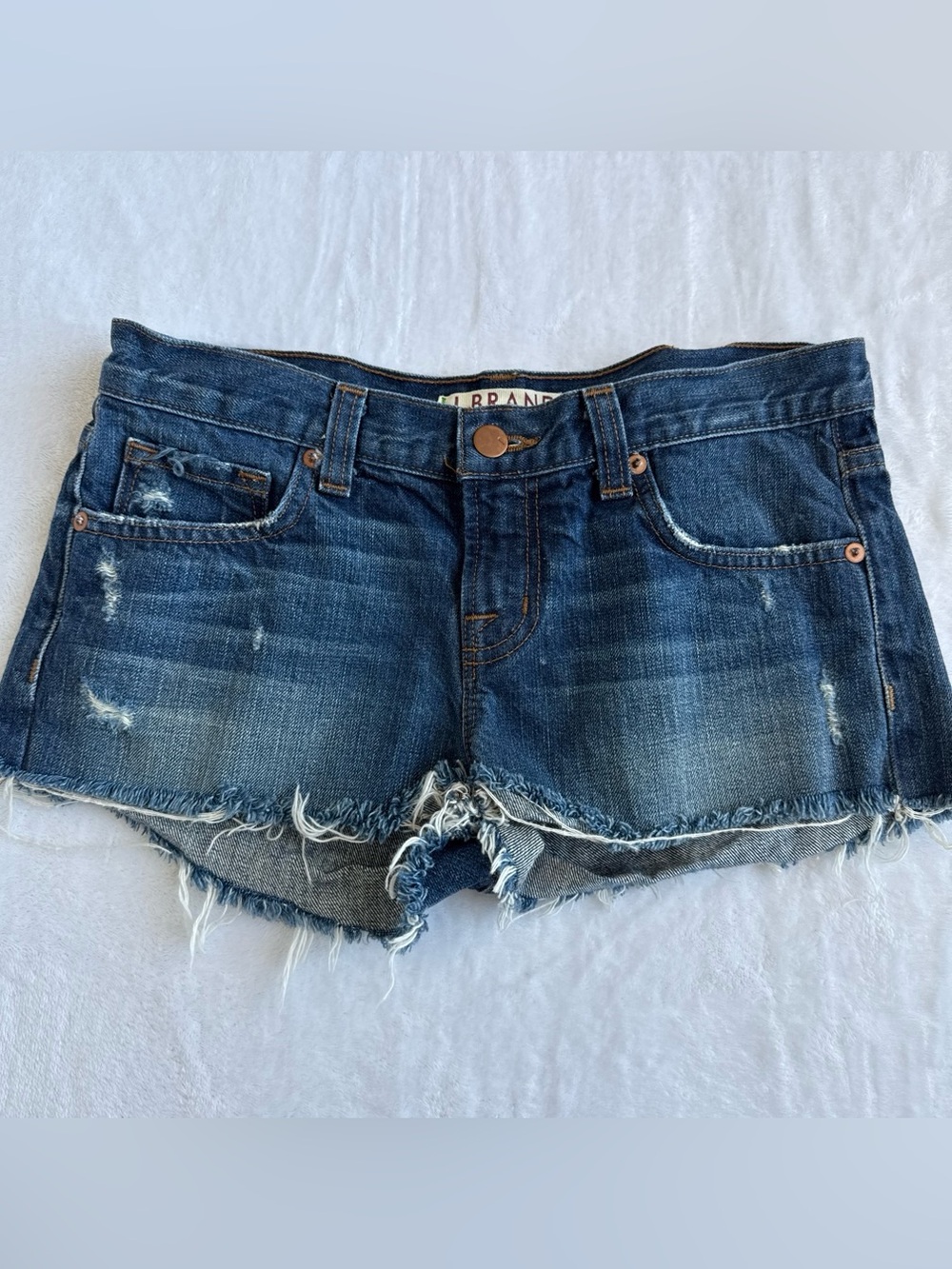 J Brand Low Rise Denim Shorts